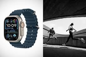 Apple Watch Ultra 2 (GPS + Cellular, 49 mm) - Caja de titanio con correa Ocean azul, talla única (Reacondicionado)