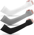 Mangas para Brazos, 3 Par Mangas de Brazo Seda de Hielo, Manga Protectora para Brazo, Mangas de Protección UV Protección, Mangas del Brazo Protección, para Andar en Bicicleta, Pescar, Golf