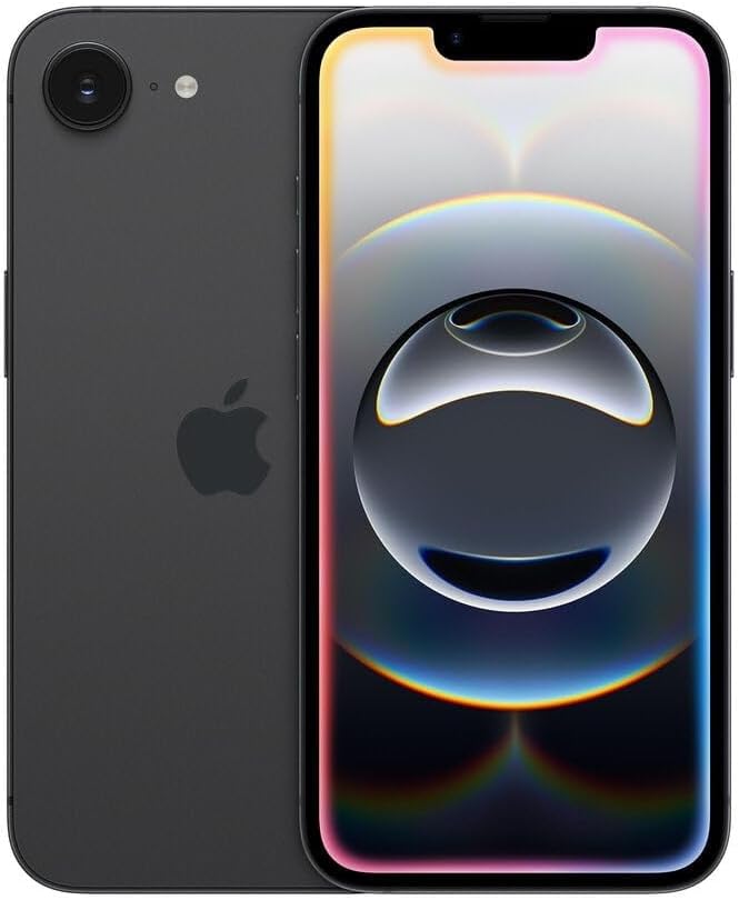 Apple iPhone 16e 128GBNegroDesbloqueado (Reacondicionado) Esim