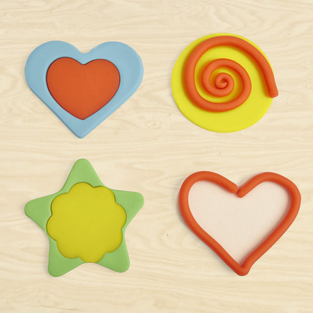 Play-Doh Set de Letras ABC – 26 Sellos + 6 Colores de Plastilina | Aprende Jugando