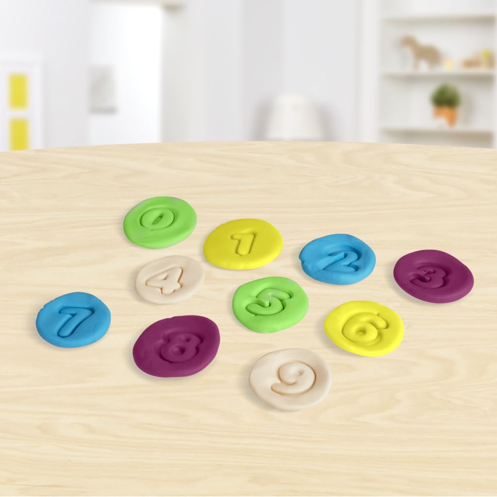 Play-Doh Set de Letras ABC – 26 Sellos + 6 Colores de Plastilina | Aprende Jugando