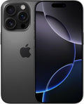Apple iPhone 16 Pro 128GB Titanio Negro Desbloqueado (Reacondicionado) Esim
