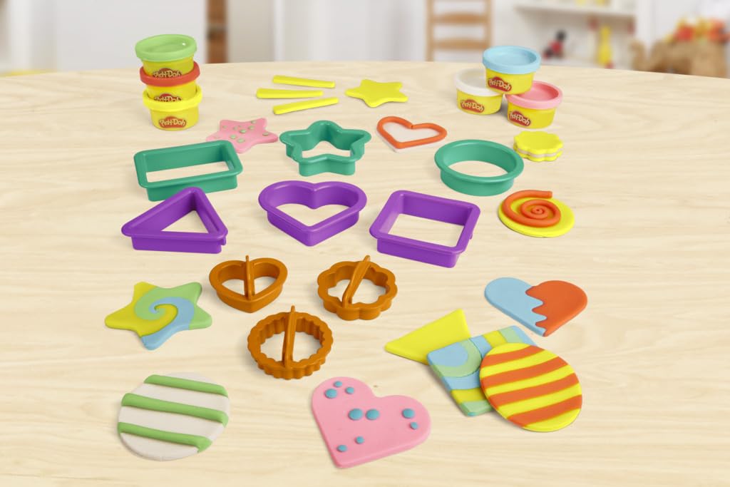 Play-Doh Set de Letras ABC – 26 Sellos + 6 Colores de Plastilina | Aprende Jugando