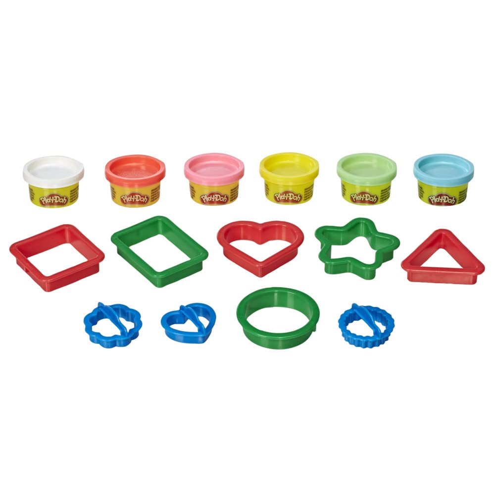 Play-Doh Set de Letras ABC – 26 Sellos + 6 Colores de Plastilina | Aprende Jugando