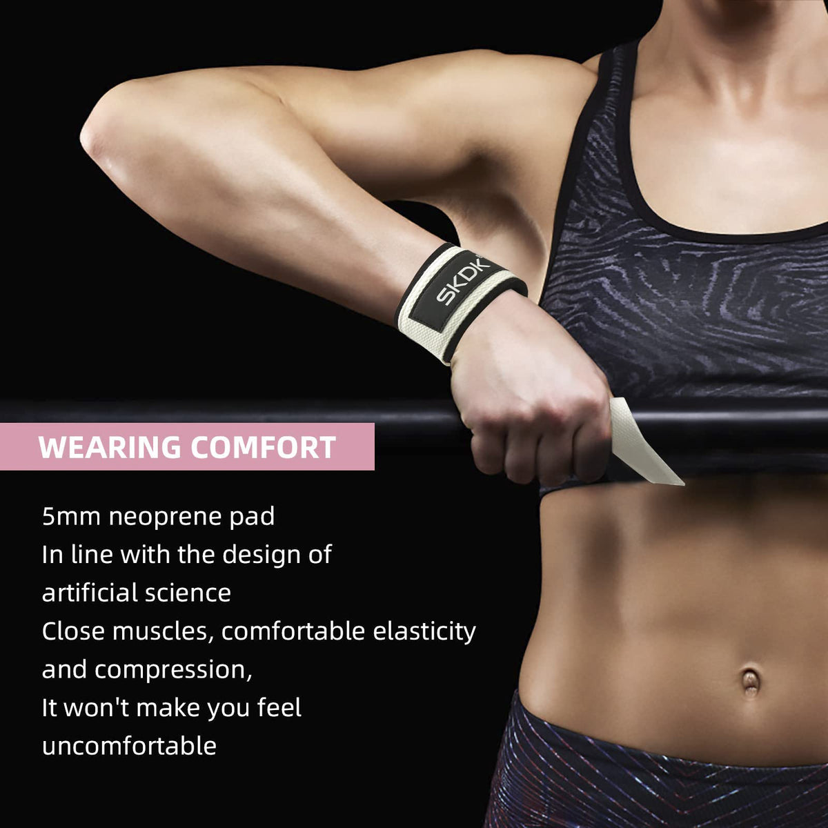 Correas de Levantamiento SKDK – Silicona Antideslizante | Gym Straps Profesionales