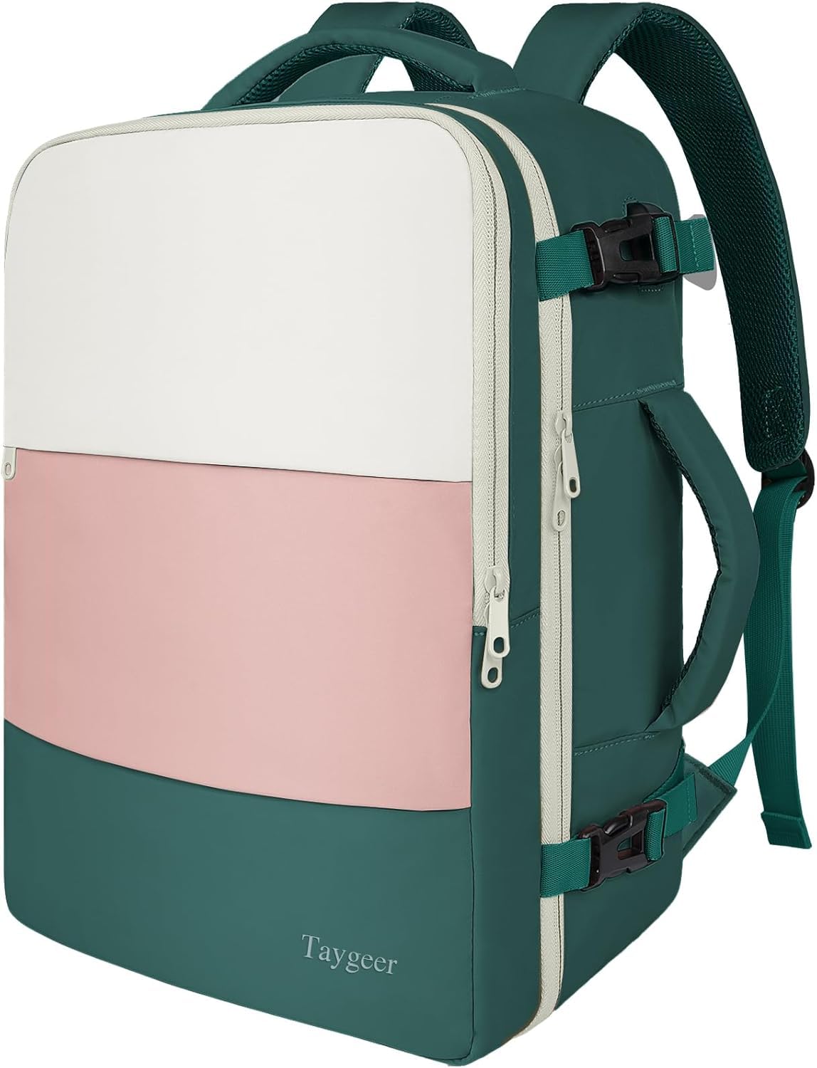 Taygeer Mochila de Viaje 10 kg Avión 35L para Hombre y Mujer, Negra