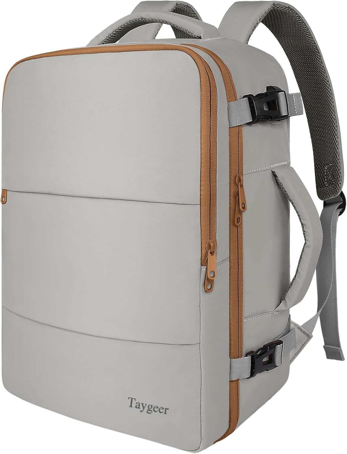 Taygeer Mochila de Viaje 10 kg Avión 35L para Hombre y Mujer, Negra