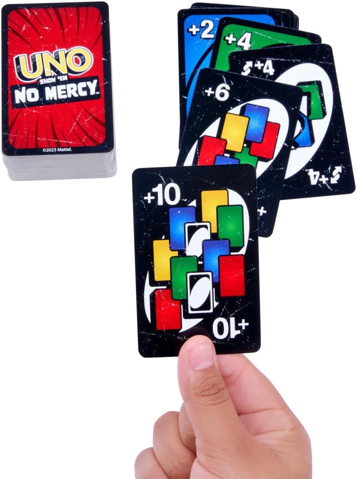 UNO No Mercy – El Juego de Cartas Más Extremo de Mattel | +7 Años