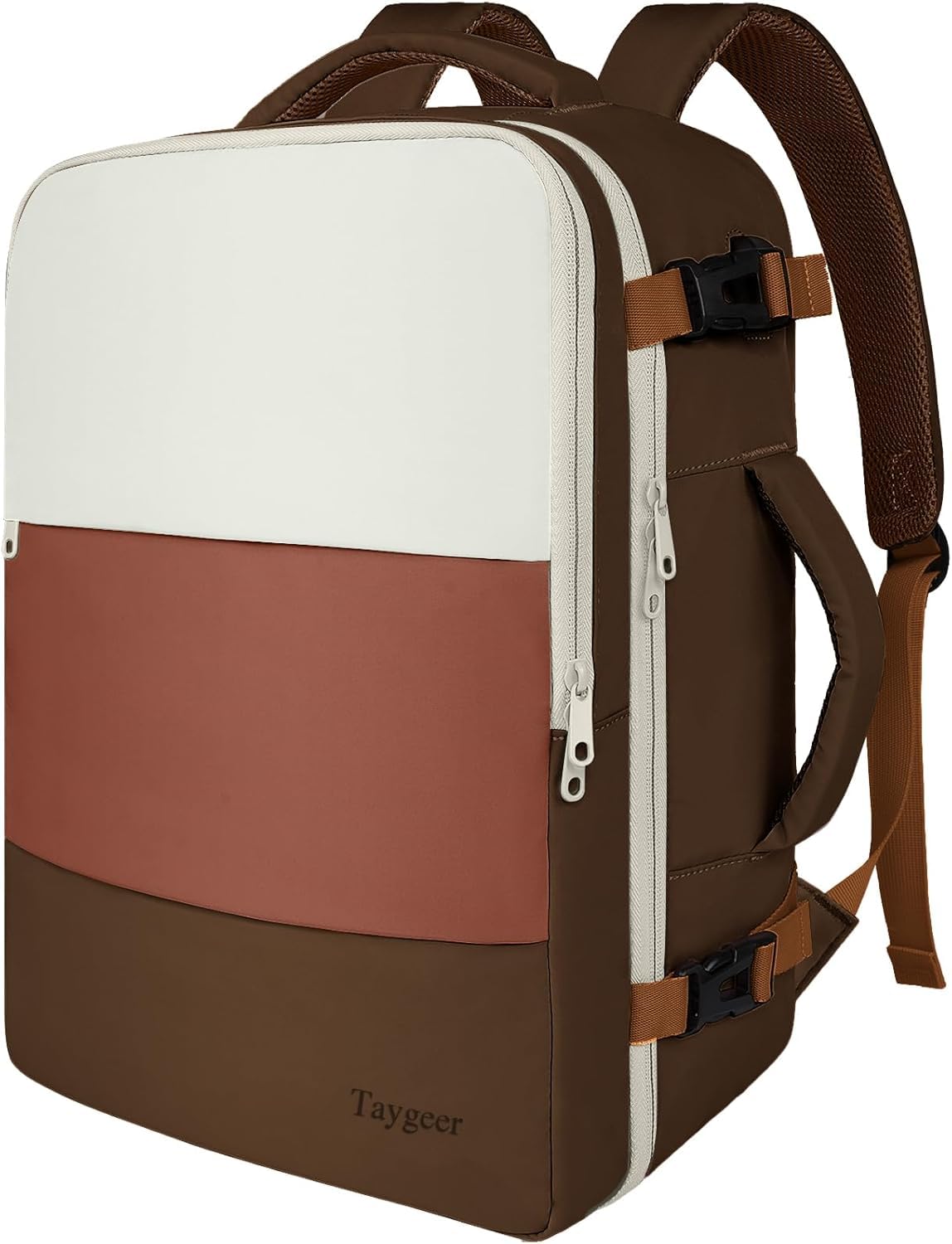 Taygeer Mochila de Viaje 10 kg Avión 35L para Hombre y Mujer, Negra