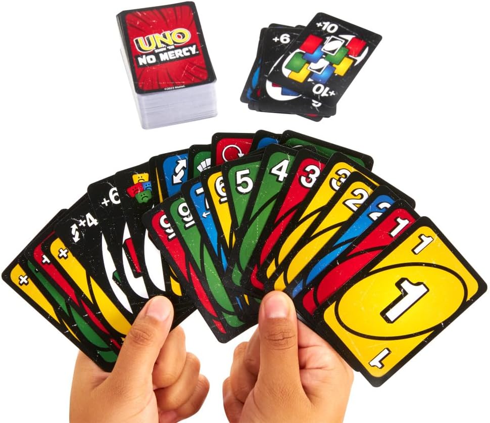 UNO No Mercy – El Juego de Cartas Más Extremo de Mattel | +7 Años