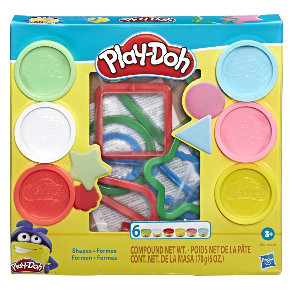 Play-Doh Set de Letras ABC – 26 Sellos + 6 Colores de Plastilina | Aprende Jugando