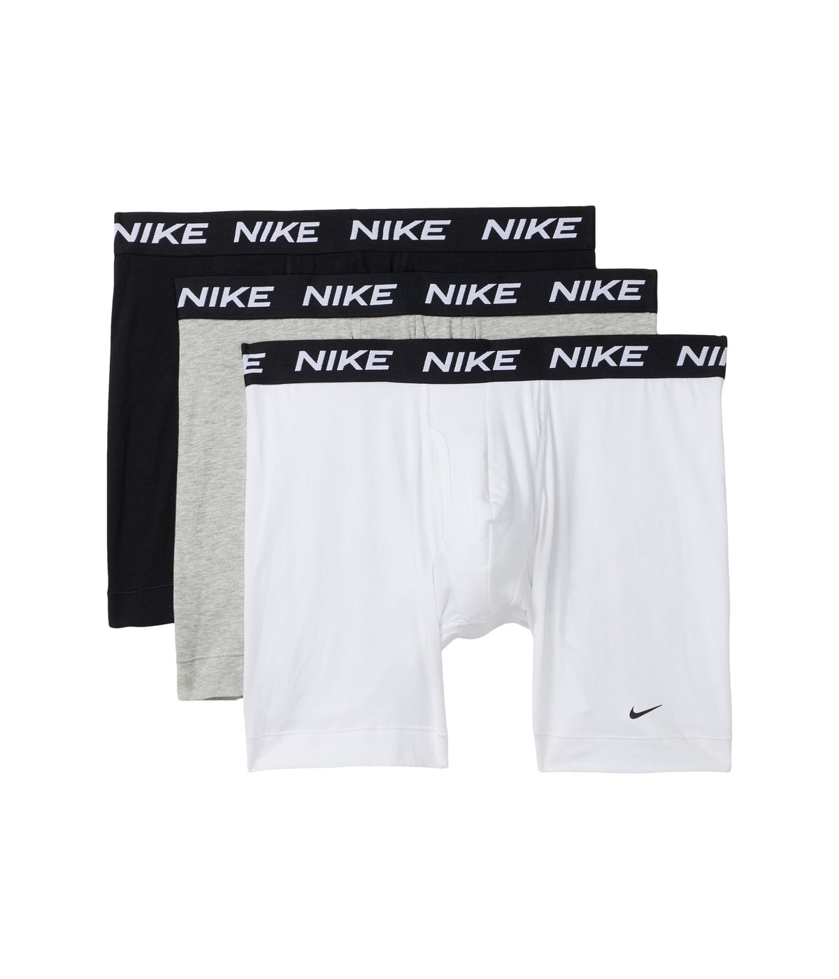 Nike All Day Cotton Stretch Boxer Brief W/Fly Underwear (3-Pack) Ropa Interior de Hombres Hombre