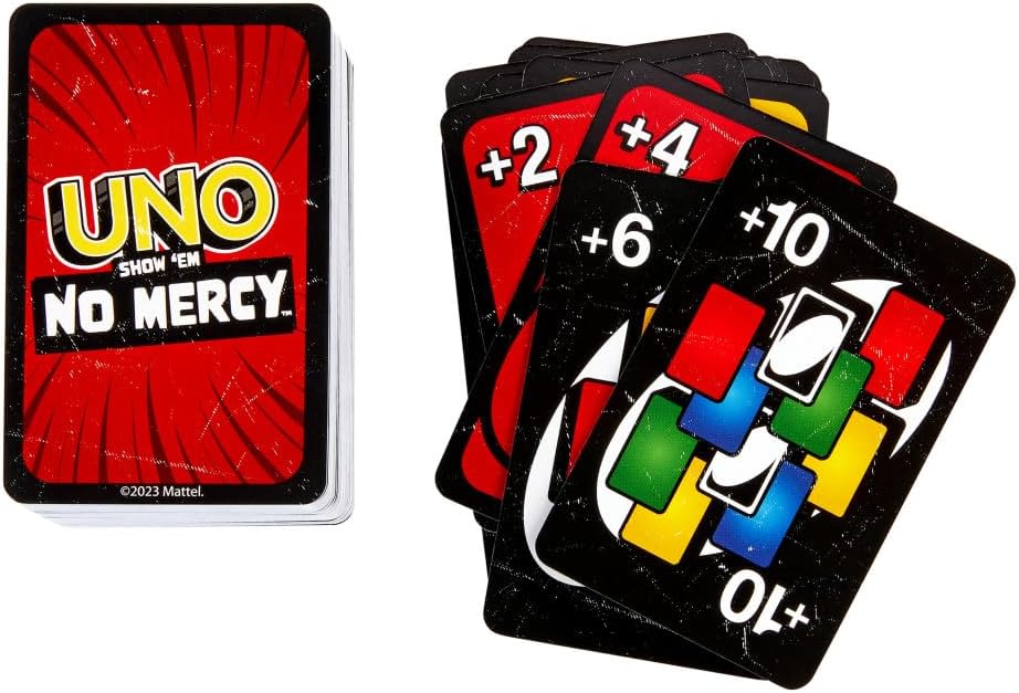 UNO No Mercy – El Juego de Cartas Más Extremo de Mattel | +7 Años