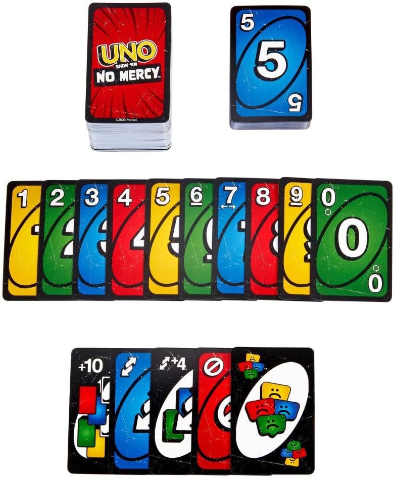 UNO No Mercy – El Juego de Cartas Más Extremo de Mattel | +7 Años