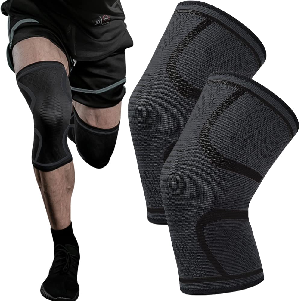 Rodilleras Deportivas DQST – Soporte Antideslizante Elástico | Gym, Voleibol y Running
