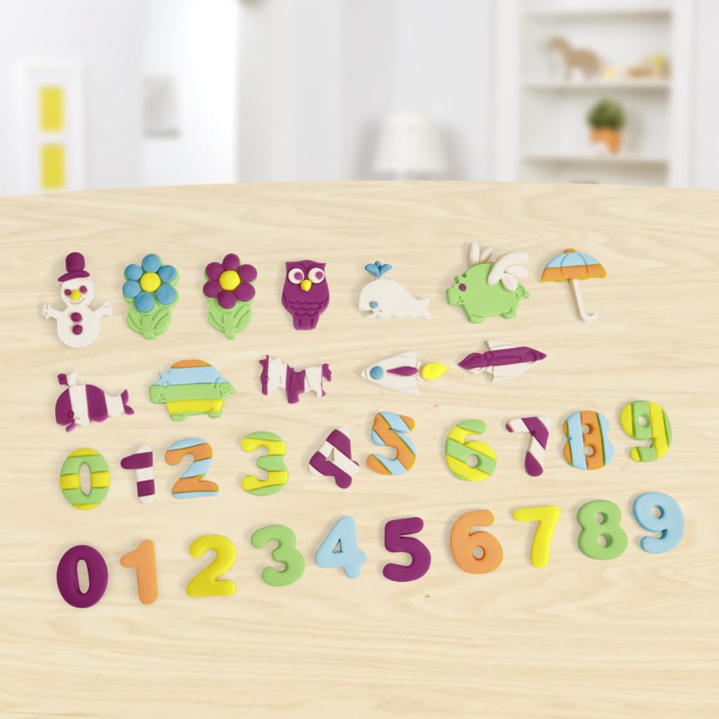 Play-Doh Set de Letras ABC – 26 Sellos + 6 Colores de Plastilina | Aprende Jugando