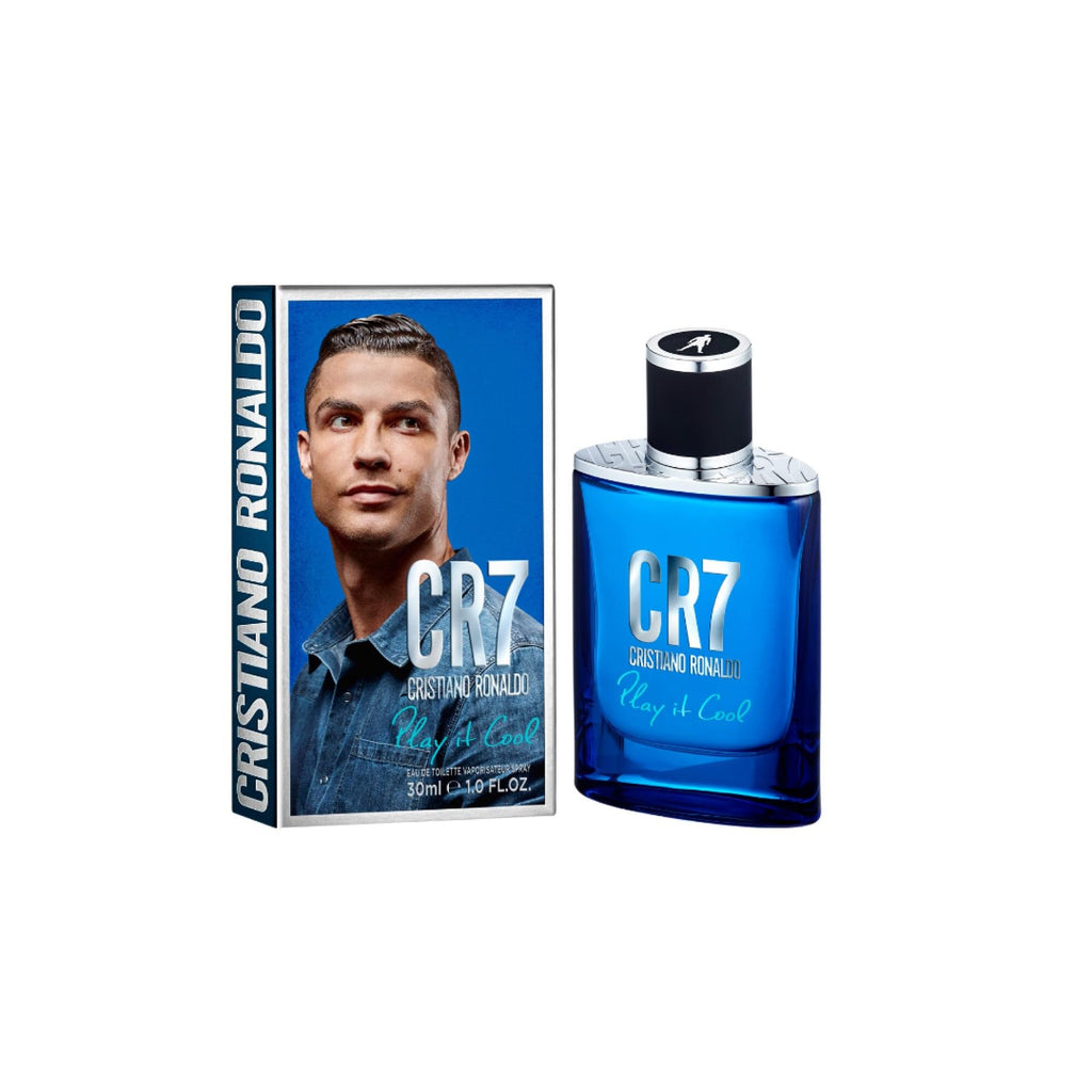 CRISTIANO RONALDO CR7 Play It Cool - Mezcla de cítricos brillantes y notas aromáticas de fougere, EDT Spray 100 ml