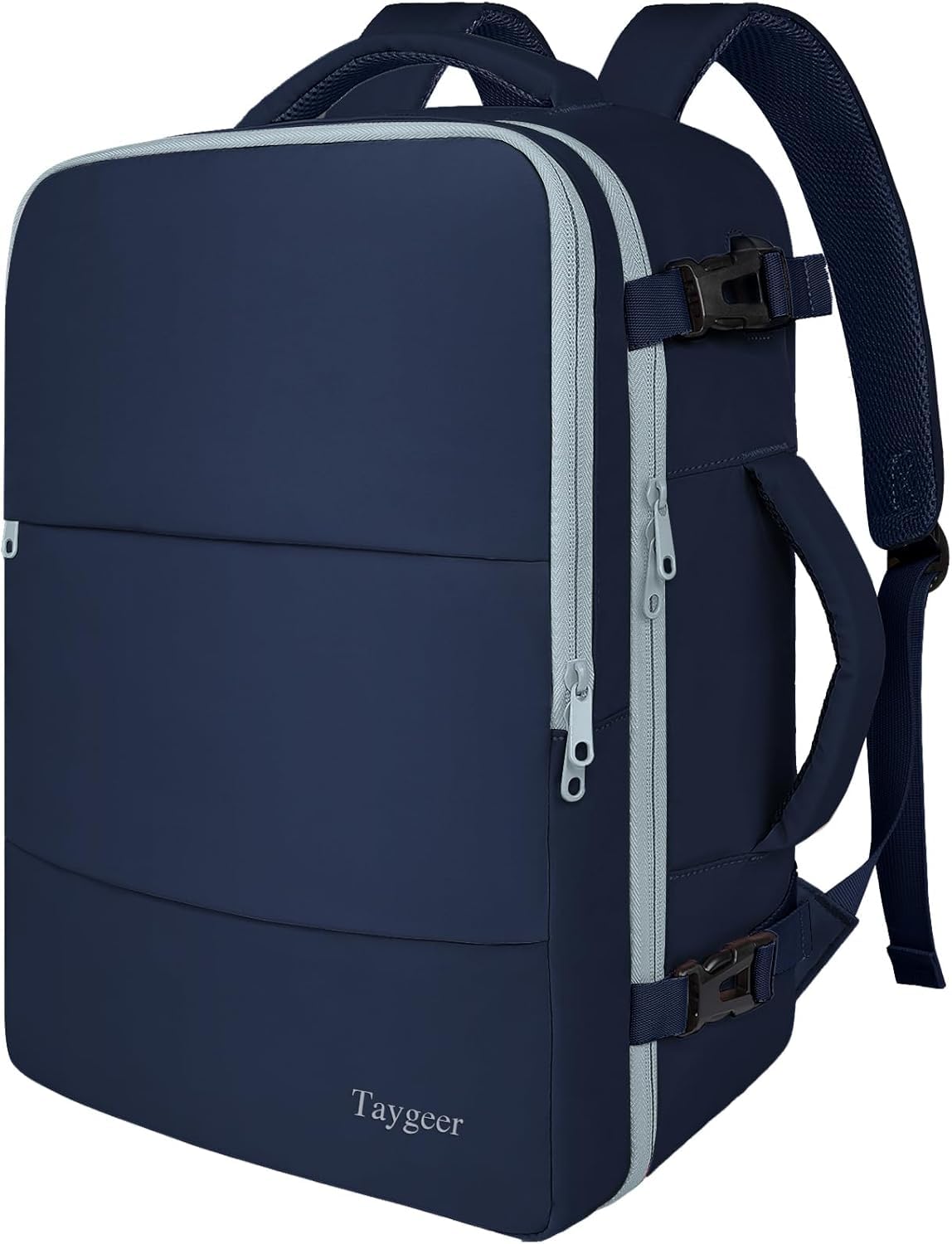 Taygeer Mochila de Viaje 10 kg Avión 35L para Hombre y Mujer, Negra