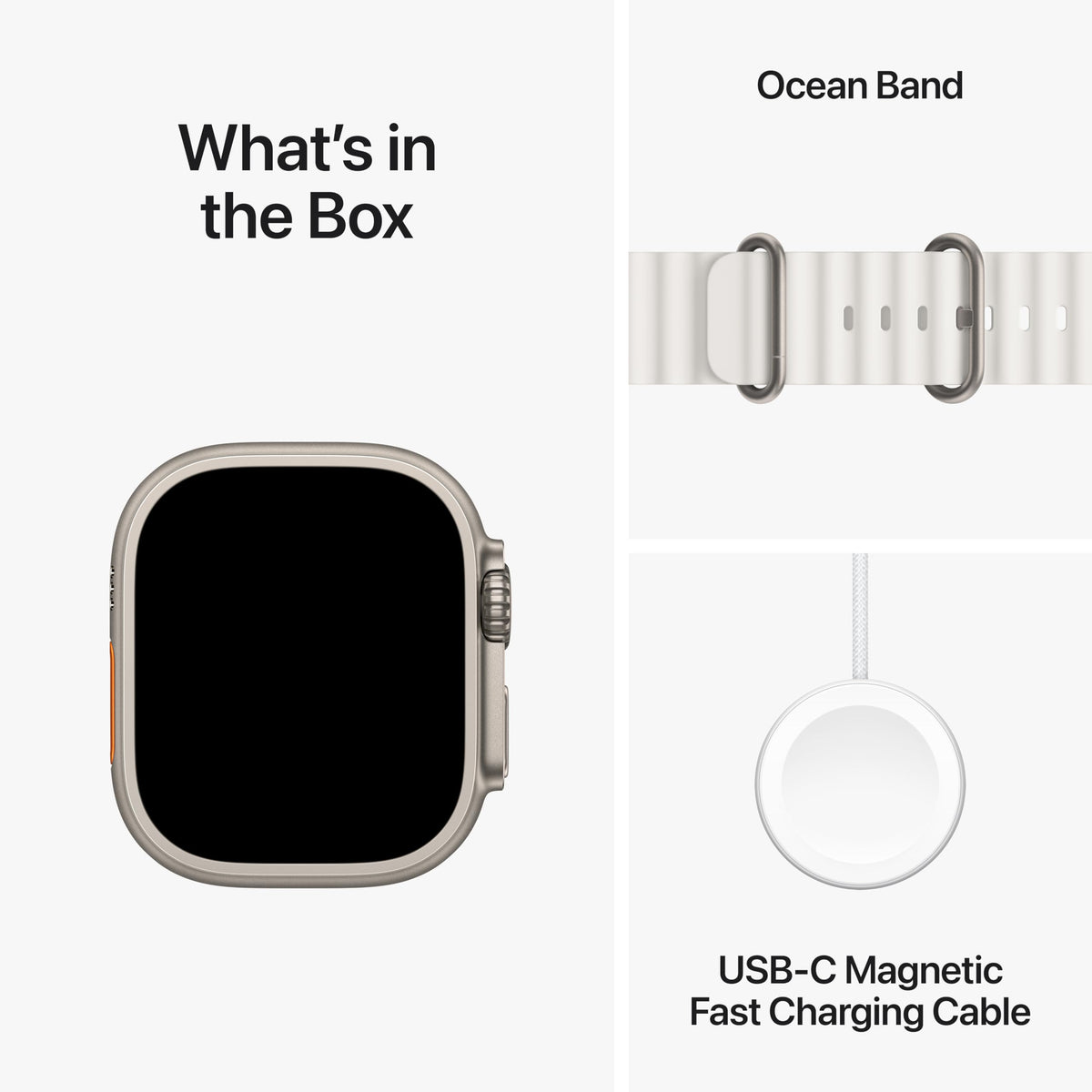 Apple Watch Ultra 2 (GPS + Cellular, 49 mm) - Caja de titanio con correa Ocean azul, talla única (Reacondicionado)