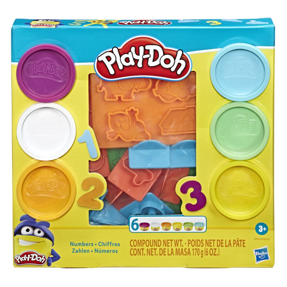 Play-Doh Set de Letras ABC – 26 Sellos + 6 Colores de Plastilina | Aprende Jugando