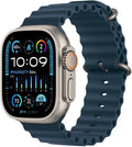 Apple Watch Ultra 2 (GPS + Cellular, 49 mm) - Caja de titanio con correa Ocean azul, talla única (Reacondicionado)