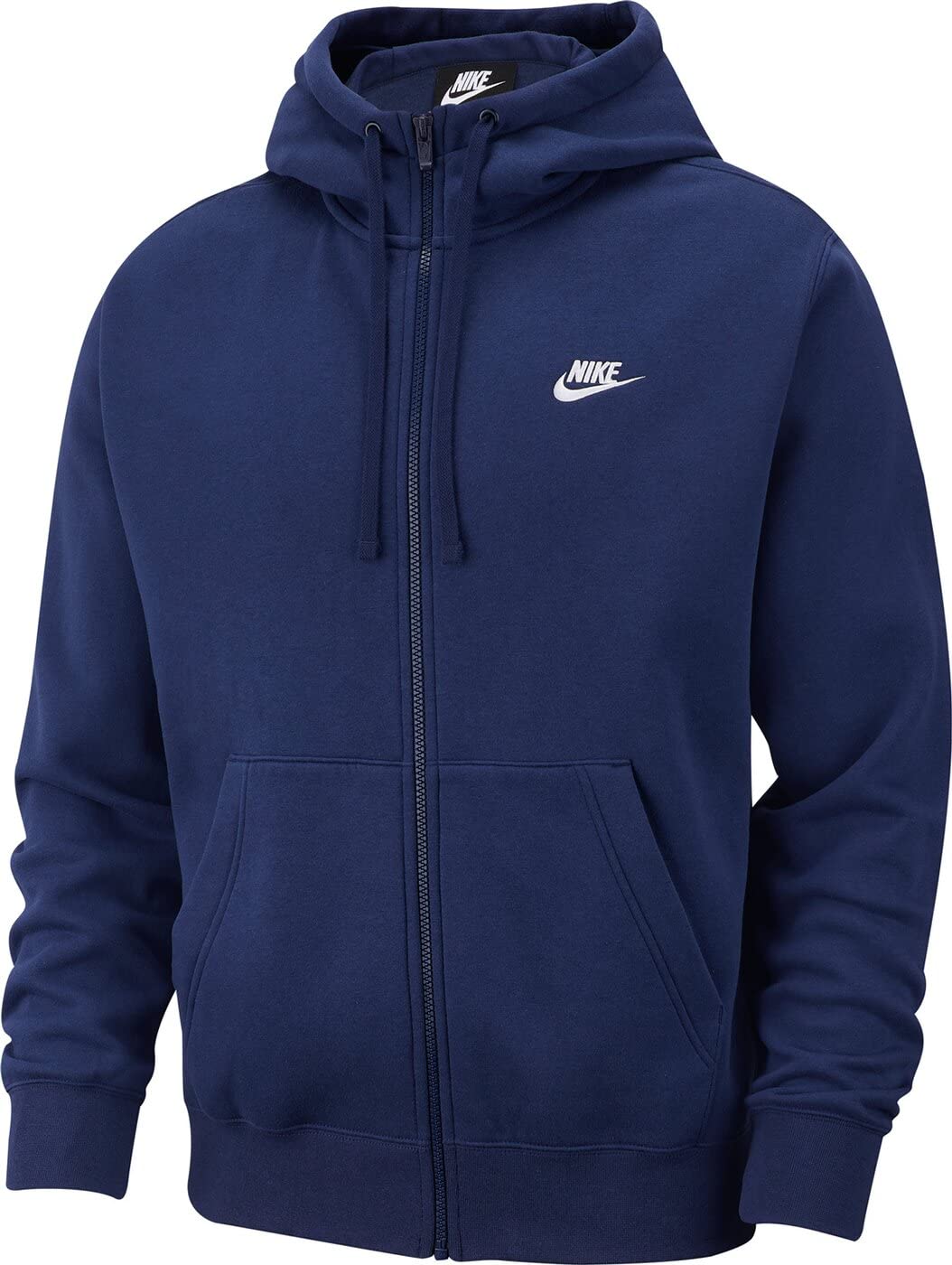 Sudadera con Capucha y Cremallera Sportswear Club Full Zip Fleece, Nike, Hombre