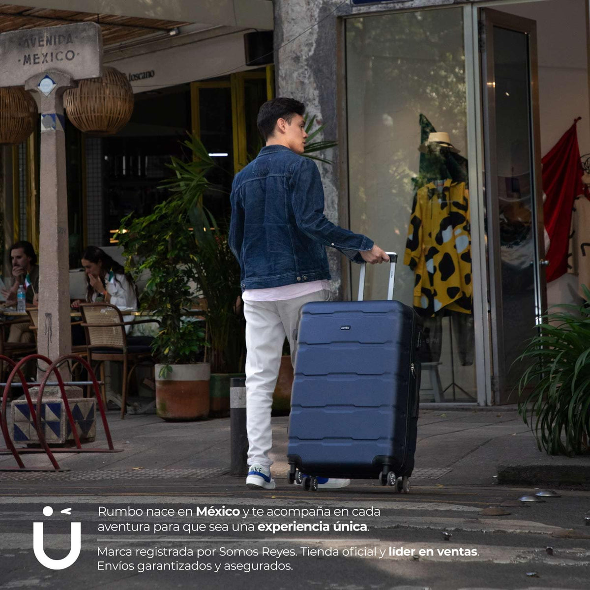 RUMBO Maleta de Cabina de 20 Pulgadas 55 × 40 × 25 con Candado
