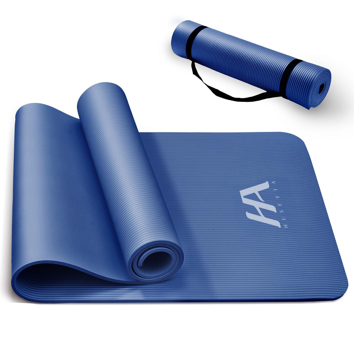 Tapete Yoga,Tapete para Ejercicio Grueso 10 mm, 183x61 cm Antideslizante NBR Pilates, para Yoga,Pilates, Estiramientos y Entrenamiento en Casa o Gimnasio