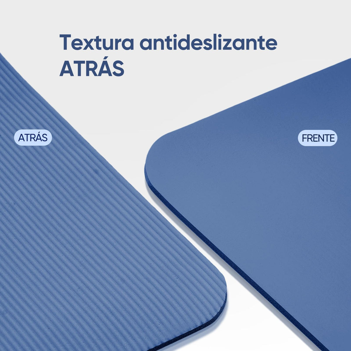 Tapete Yoga,Tapete para Ejercicio Grueso 10 mm, 183x61 cm Antideslizante NBR Pilates, para Yoga,Pilates, Estiramientos y Entrenamiento en Casa o Gimnasio