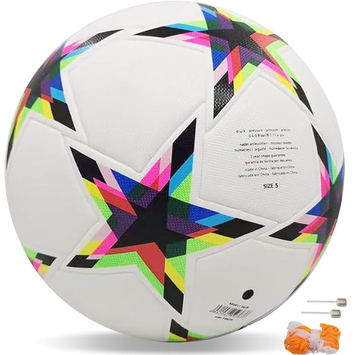 Balón de fútbol de Entrenamiento Juvenil,tamaño Normal de Partido 5/4,de Pasador, Usado para Competiciones y Entrenamiento, Soccer Lovers Gift