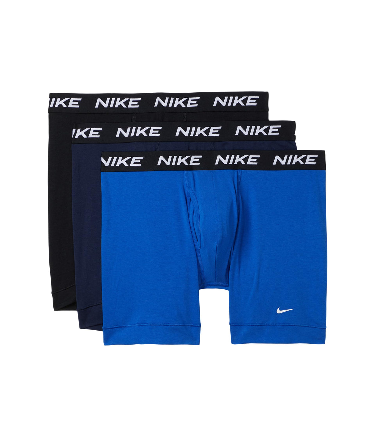 Nike All Day Cotton Stretch Boxer Brief W/Fly Underwear (3-Pack) Ropa Interior de Hombres Hombre