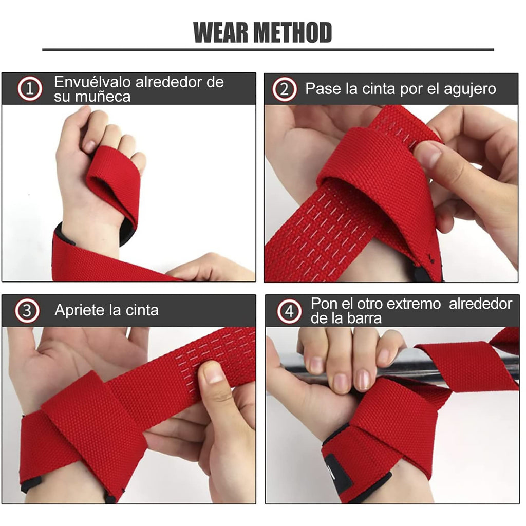 Correas de Levantamiento SKDK – Silicona Antideslizante | Gym Straps Profesionales