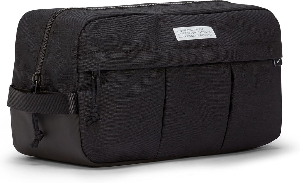 Bolsa para zapatos Nike Academy para adulto, negro/negro/blanco, talla única