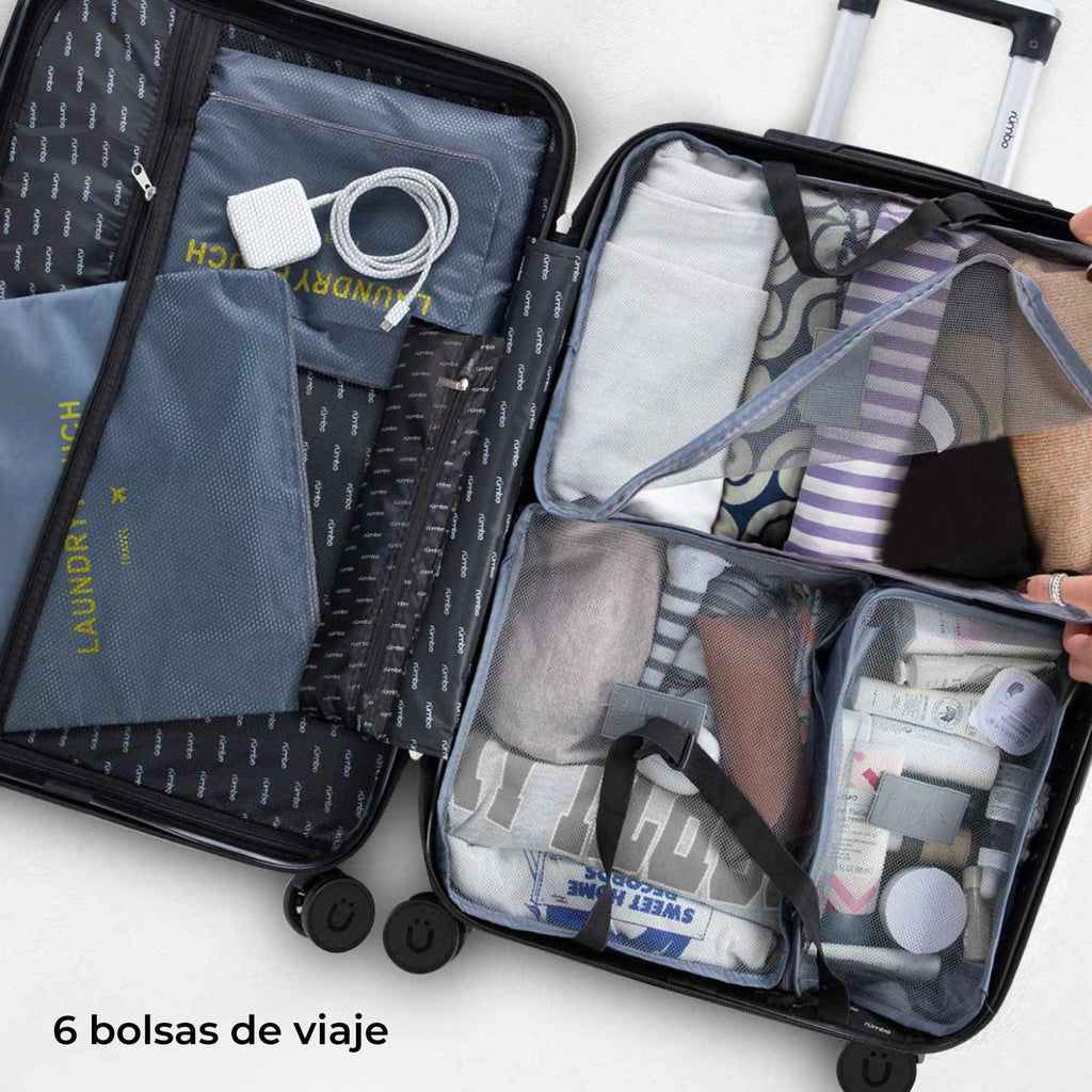 RUMBO Maleta de Cabina de 20 Pulgadas 55 × 40 × 25 con Candado