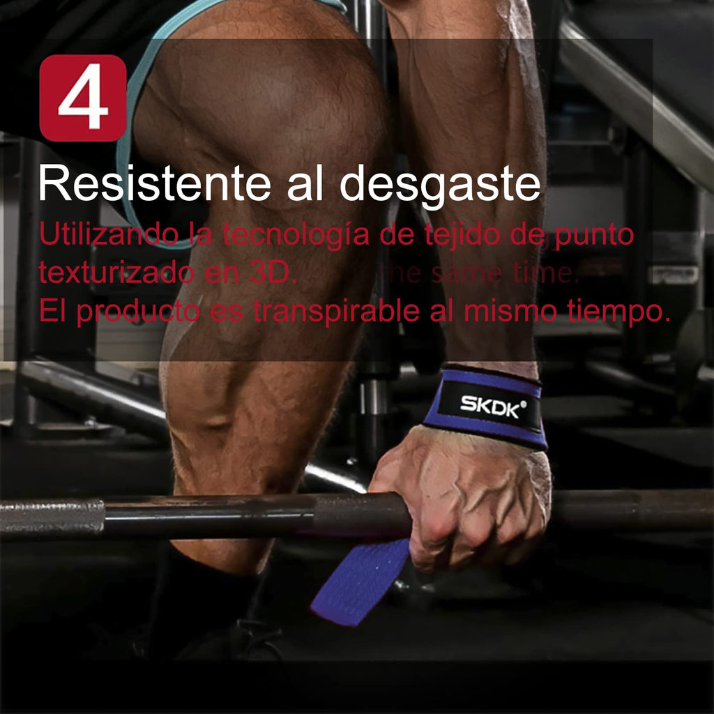 Correas de Levantamiento SKDK – Silicona Antideslizante | Gym Straps Profesionales