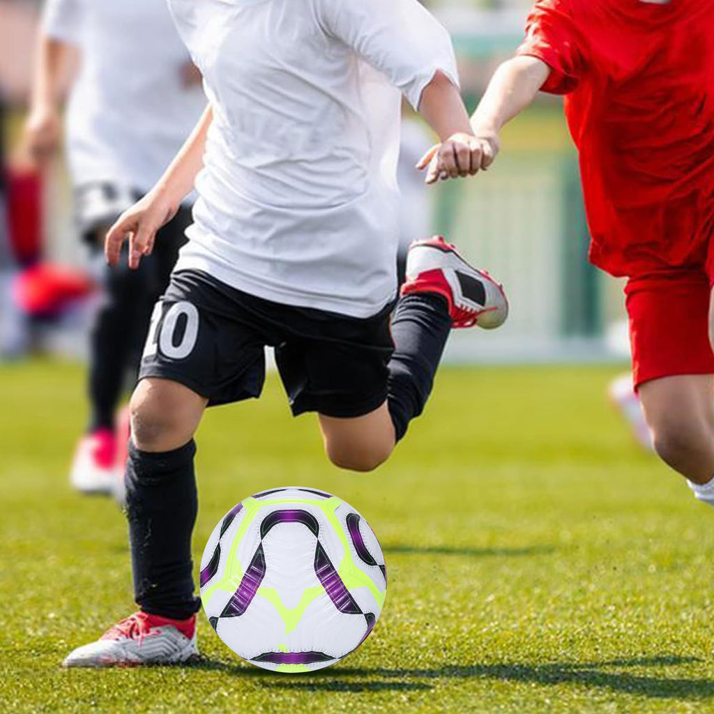 Balón de fútbol de entrenamiento juvenil, tamaño de partido estándar 5/4, de pasador, usado para competiciones y entrenamiento, regalo para amantes del fútbol