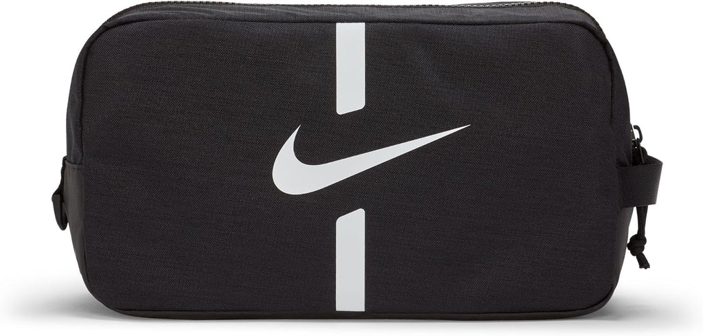 Bolsa para zapatos Nike Academy para adulto, negro/negro/blanco, talla única
