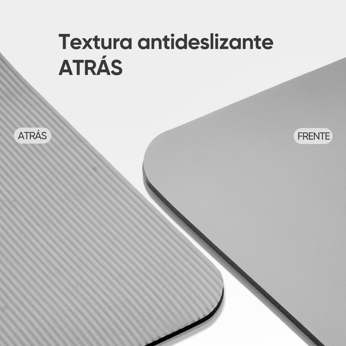 Tapete Yoga,Tapete para Ejercicio Grueso 10 mm, 183x61 cm Antideslizante NBR Pilates, para Yoga,Pilates, Estiramientos y Entrenamiento en Casa o Gimnasio