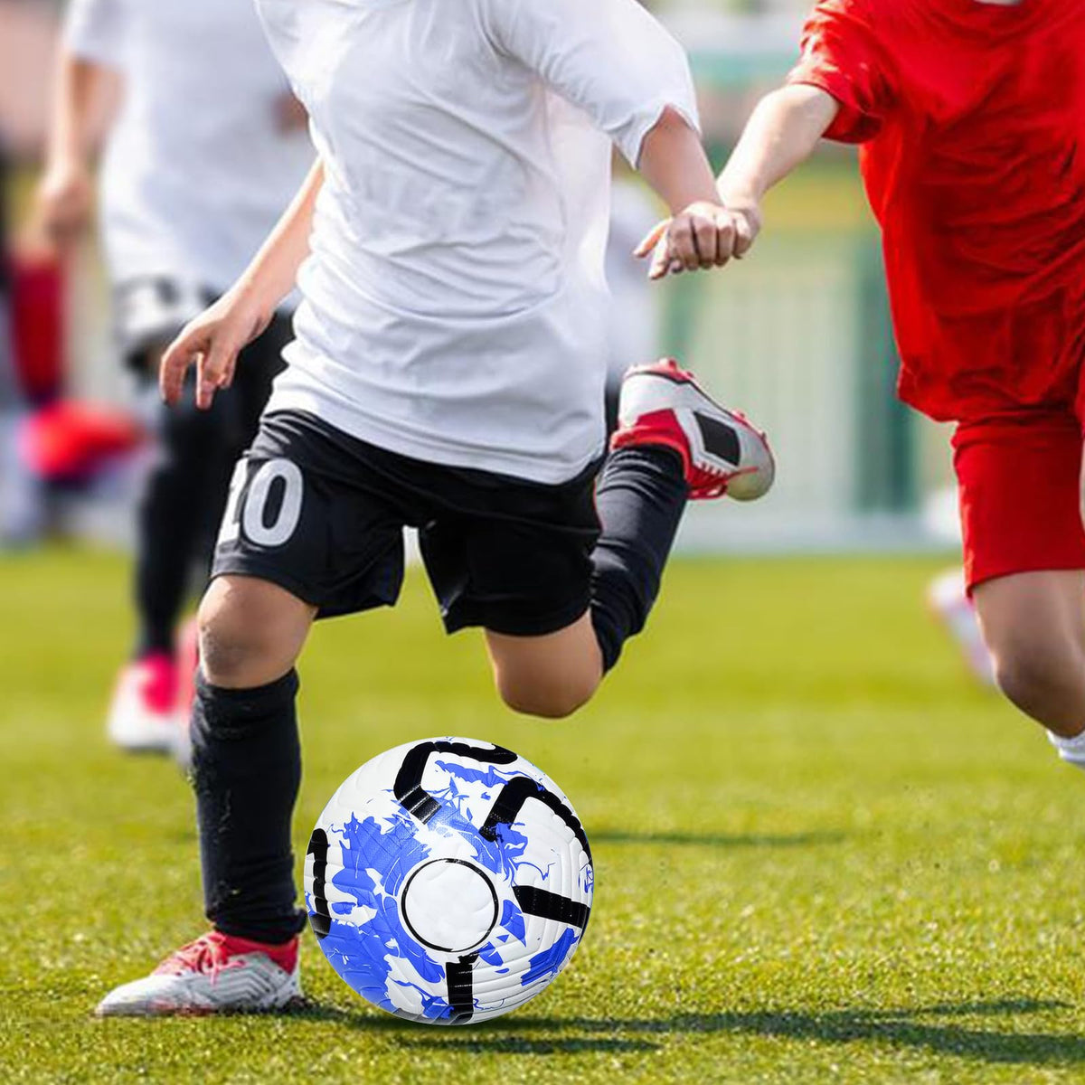 Balón de fútbol de entrenamiento juvenil, tamaño de partido estándar 5/4, de pasador, usado para competiciones y entrenamiento, regalo para amantes del fútbol