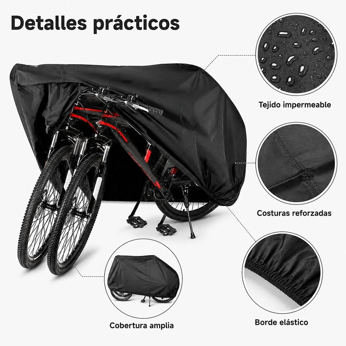 Funda para Bicicleta PUBAMALL – Impermeable Anti-UV | Protege tu Bici Todo el Año