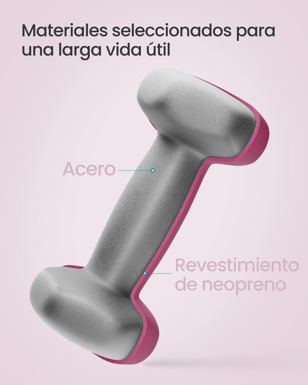Set de 6 Mancuernas SONGMICS con Soporte – 1, 2 y 3 kg | Vinilo Antideslizante Premium