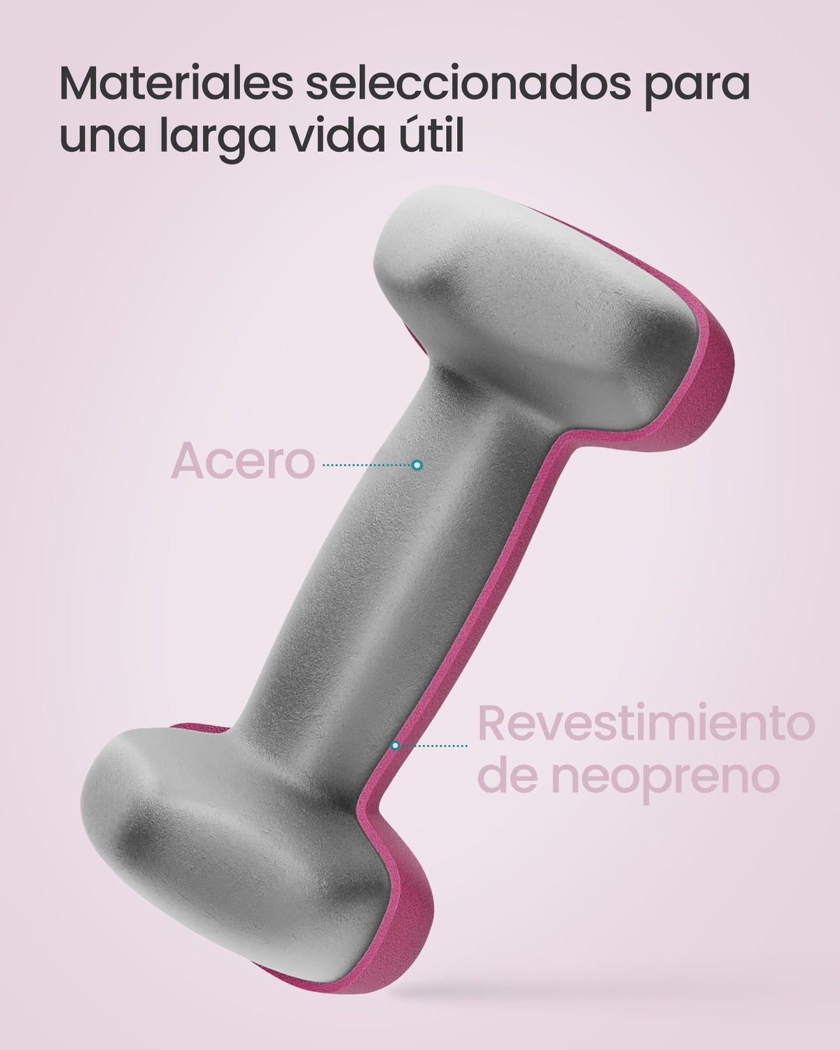 Set de 6 Mancuernas SONGMICS con Soporte – 1, 2 y 3 kg | Vinilo Antideslizante Premium