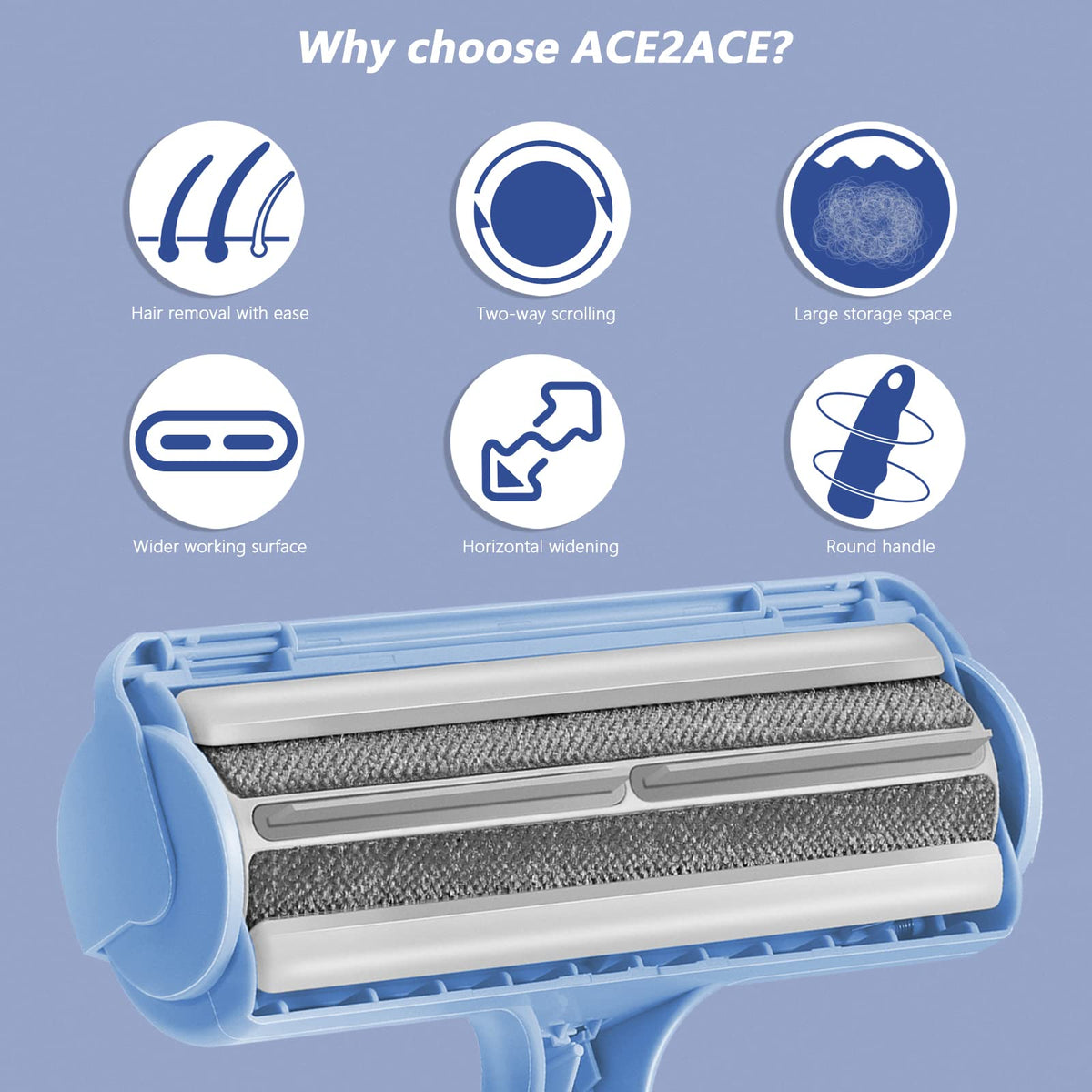 🐾 Quitapelos ACE2ACE Pro — Elimina el Pelo de Mascota al Instante