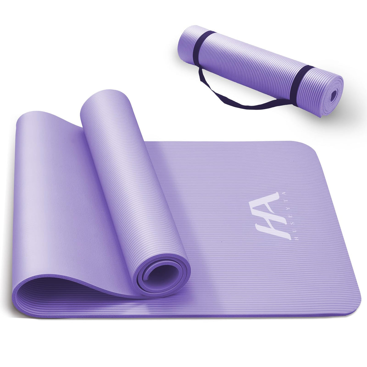 Tapete Yoga,Tapete para Ejercicio Grueso 10 mm, 183x61 cm Antideslizante NBR Pilates, para Yoga,Pilates, Estiramientos y Entrenamiento en Casa o Gimnasio