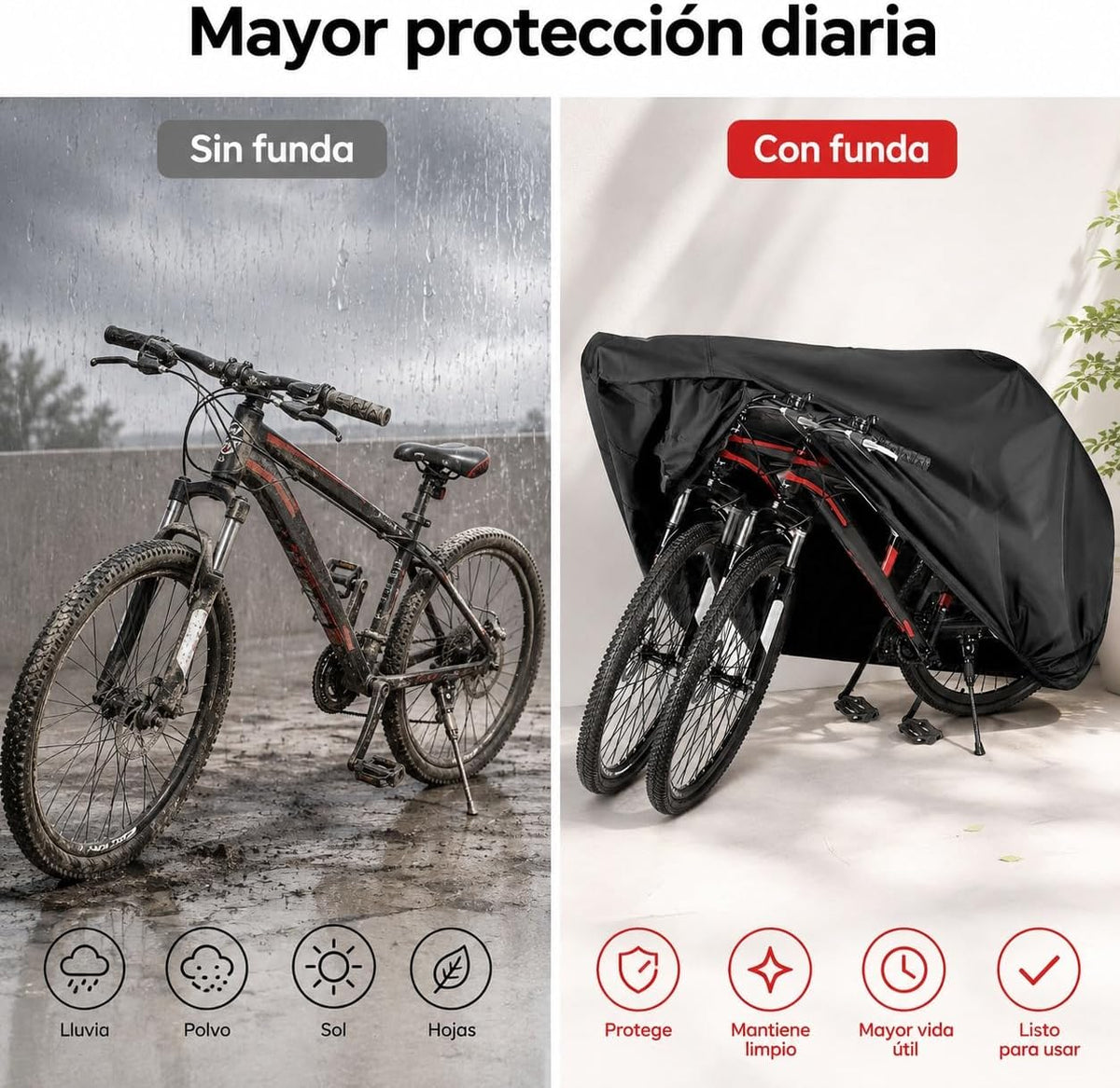 Funda para Bicicleta PUBAMALL – Impermeable Anti-UV | Protege tu Bici Todo el Año