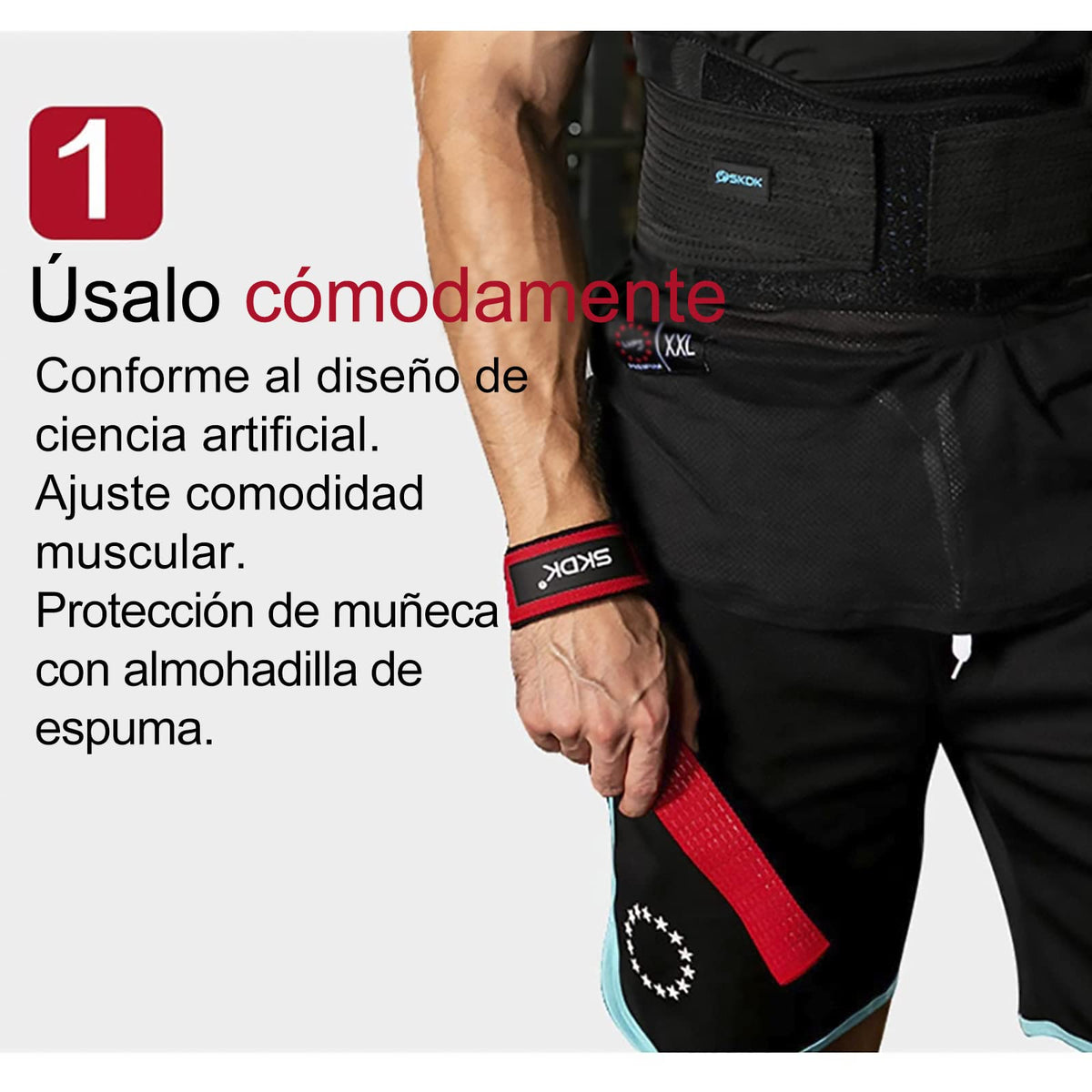 Correas de Levantamiento SKDK – Silicona Antideslizante | Gym Straps Profesionales