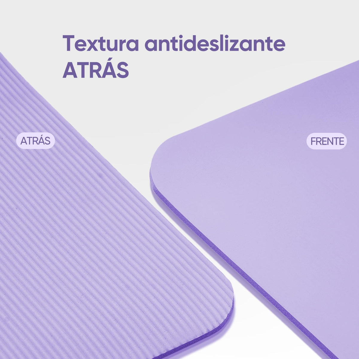 Tapete Yoga,Tapete para Ejercicio Grueso 10 mm, 183x61 cm Antideslizante NBR Pilates, para Yoga,Pilates, Estiramientos y Entrenamiento en Casa o Gimnasio