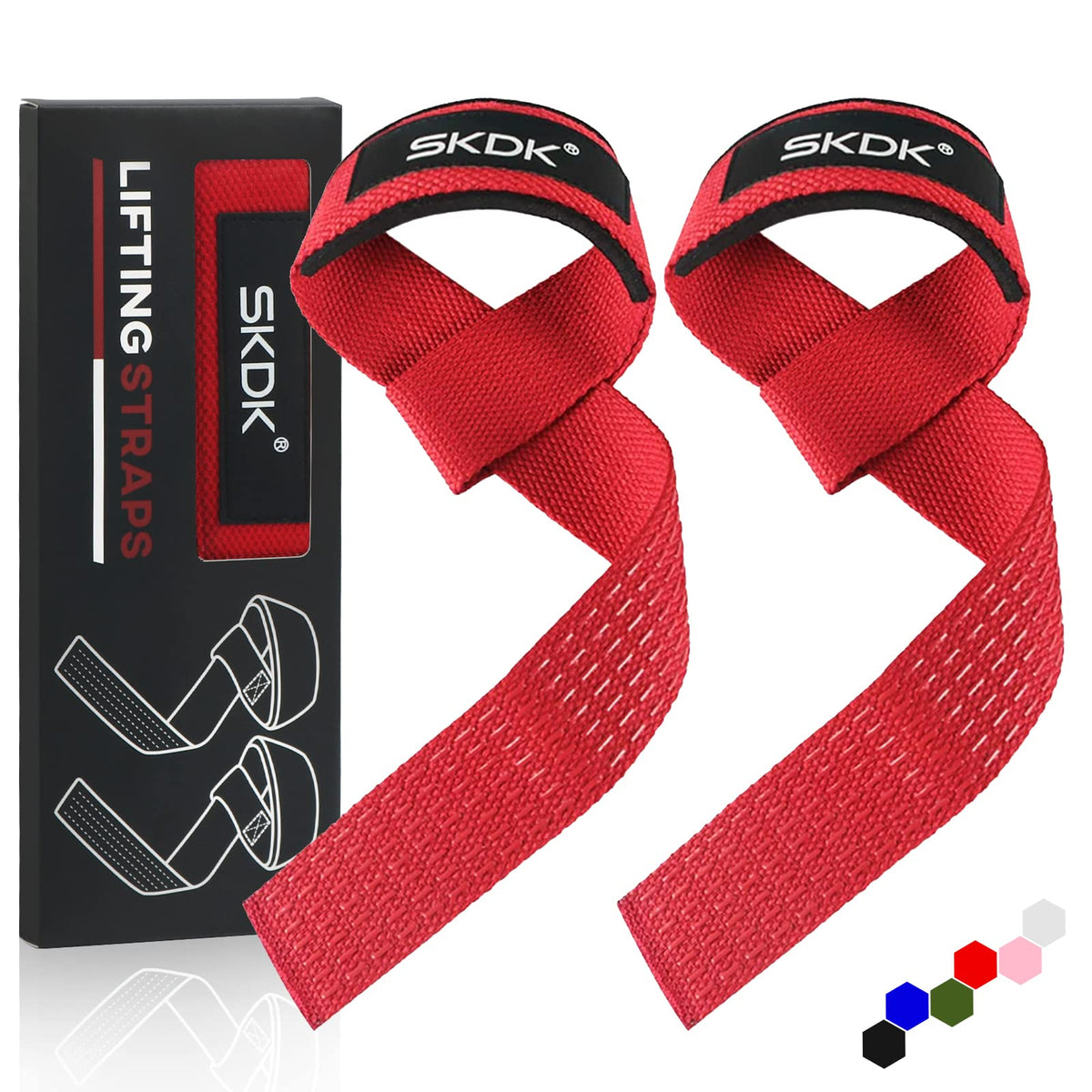 Correas de Levantamiento SKDK – Silicona Antideslizante | Gym Straps Profesionales
