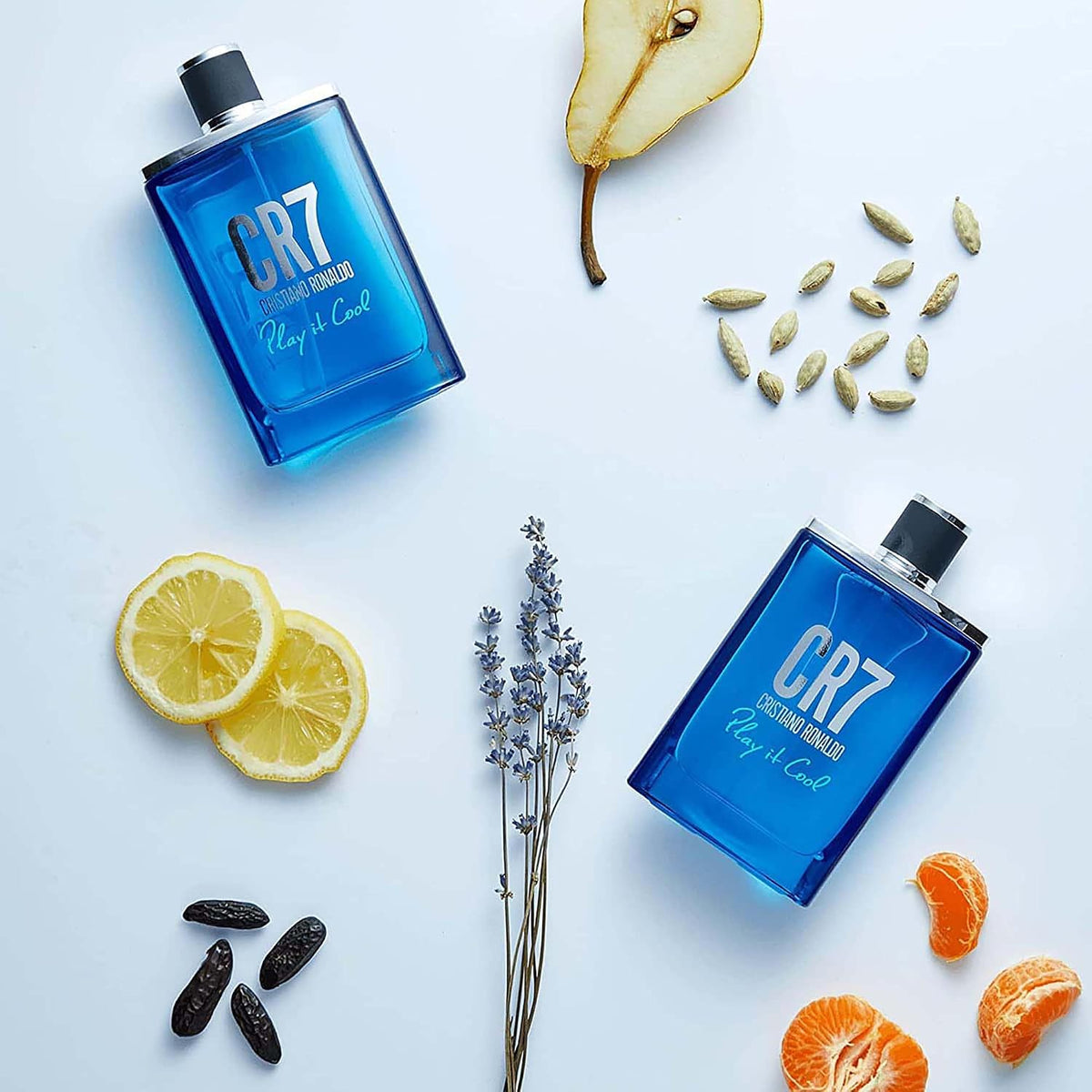 CRISTIANO RONALDO CR7 Play It Cool - Mezcla de cítricos brillantes y notas aromáticas de fougere, EDT Spray 100 ml