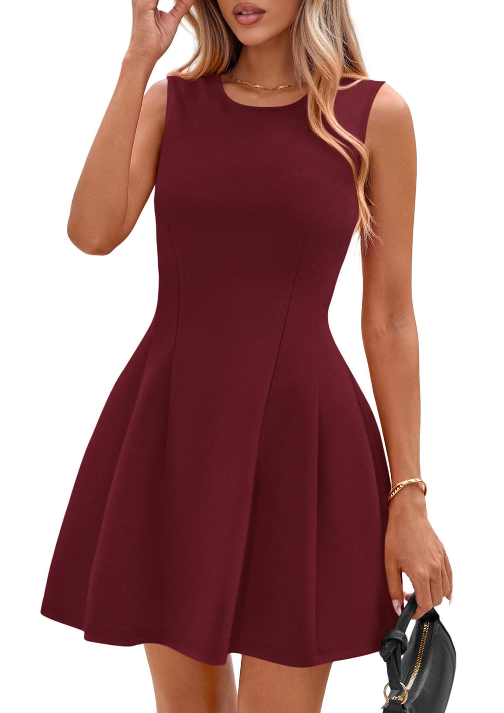 PRETTYGARDEN Vestidos Evasé de Verano para Mujer Elegante